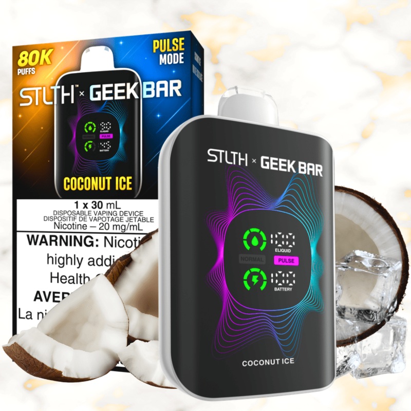 STLTH x Geek Bar 80K Disposable Vape-Coconut Ice