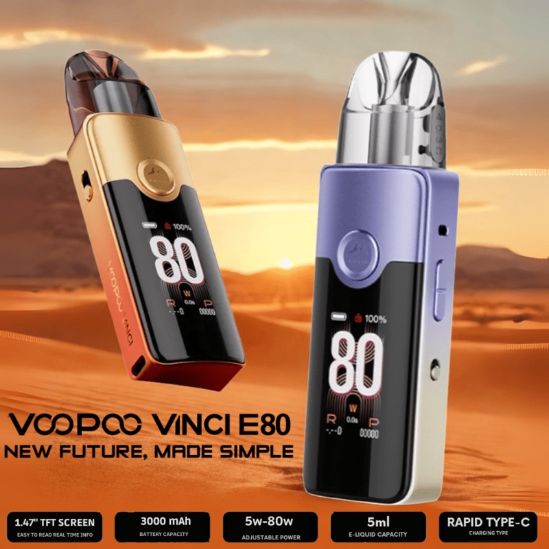 VooPoo Vinci E80 Pod Kit – 3000mAh
