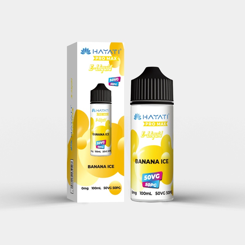 Banana Ice|Hayati Salts | 100ml | 0% Nic|gb|eu|ae