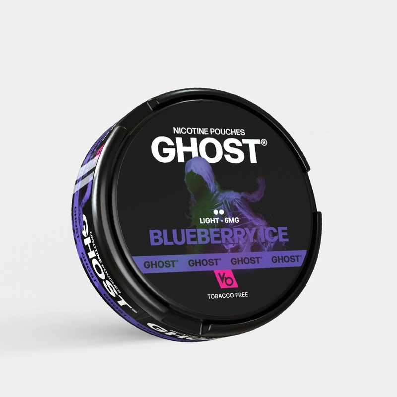 Blueberry Ice|Ghost Nic Pouches | Light|gb|ae|eu