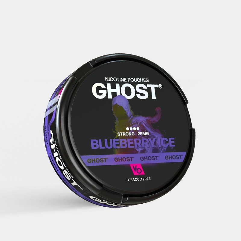 Blueberry Ice|Ghost Nic Pouches | Strong|gb|ae|eu