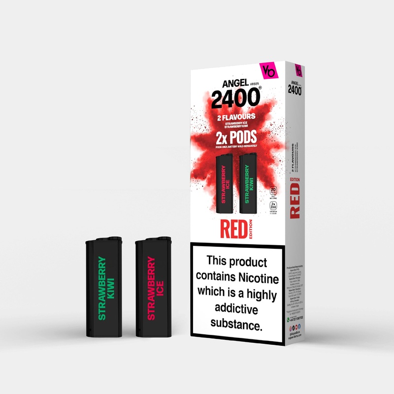 Red Edition 1, 2x 2ml Pods|Angel Pods | 2X Pods | Nic 20mg|gb|ae|eu