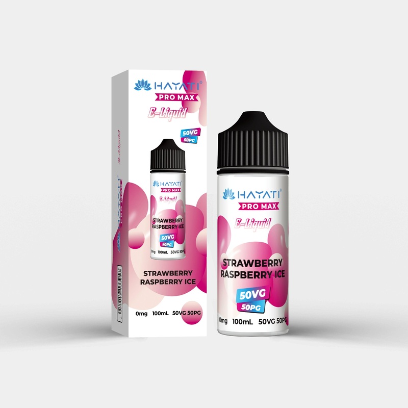 Strawberry Raspberry Ice|Hayati Salts | 100ml | 0% Nic|gb|eu|ae