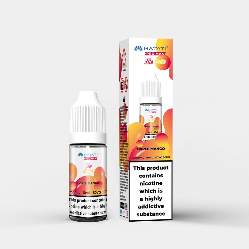 Triple Mango|Hayati Salts | 10ml | Nic 10mg|Hayati Salts | 10ml | Nic 20mg|gb|eu|ae