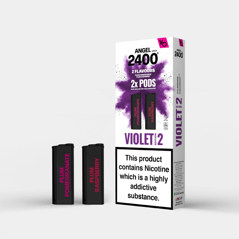 Violet Edition 2, 2x 2ml Pods|Angel Pods | 2X Pods | Nic 20mg|gb|ae|eu