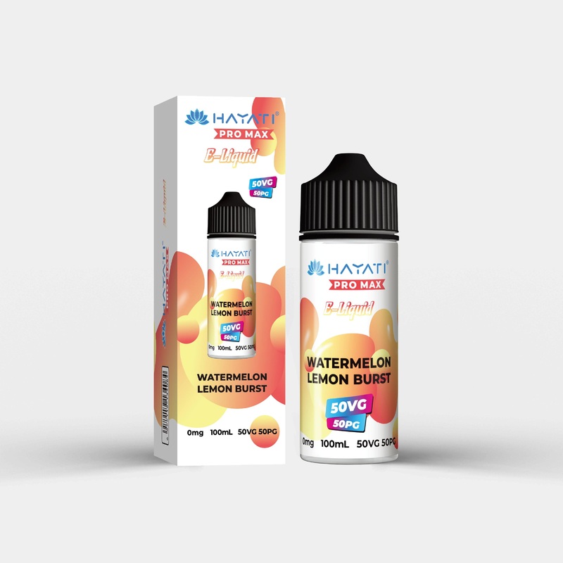 Watermelon Lemon Burst|Hayati Salts | 100ml | 0% Nic|gb|eu|ae