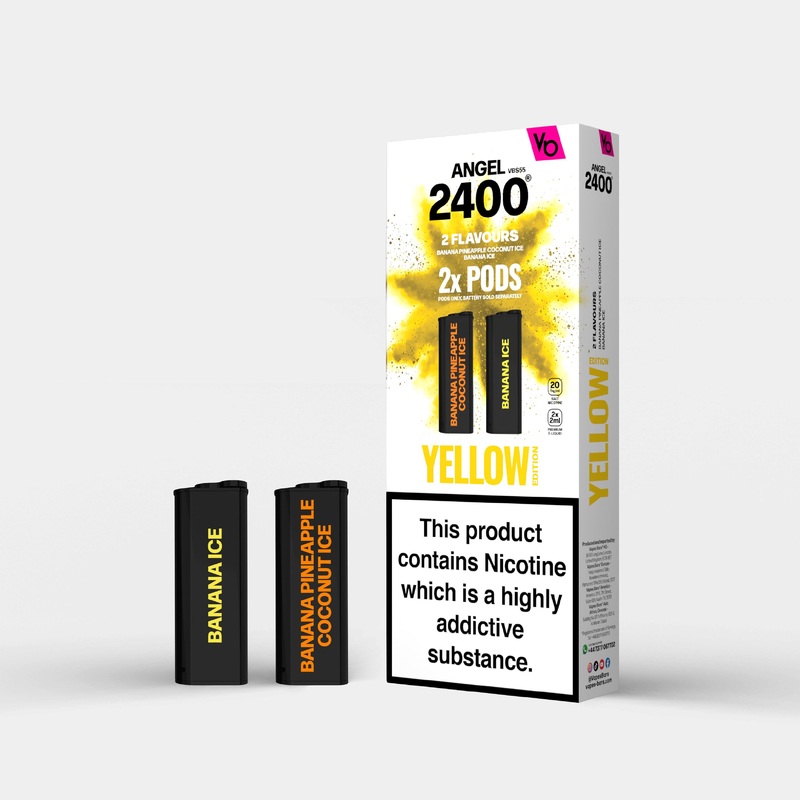 Yellow Edition 1, 2x 2ml Pods|Angel Pods | 2X Pods | Nic 20mg|gb|ae|eu