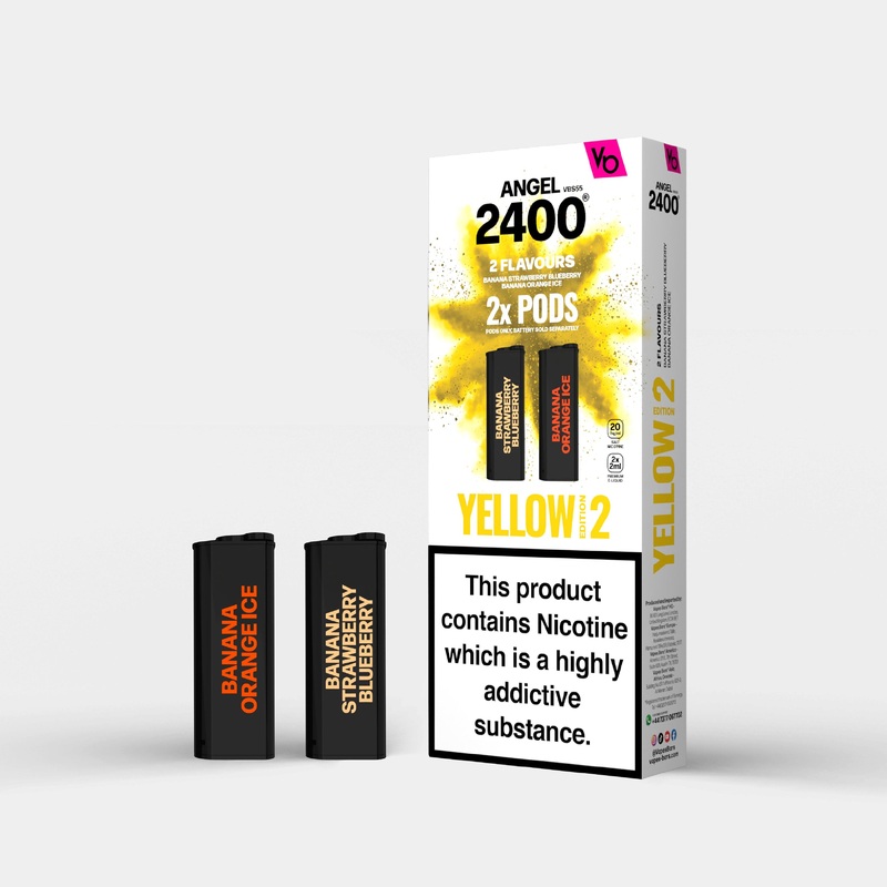 Yellow Edition 2, 2x 2ml Pods|Angel Pods | 2X Pods | Nic 20mg|gb|ae|eu