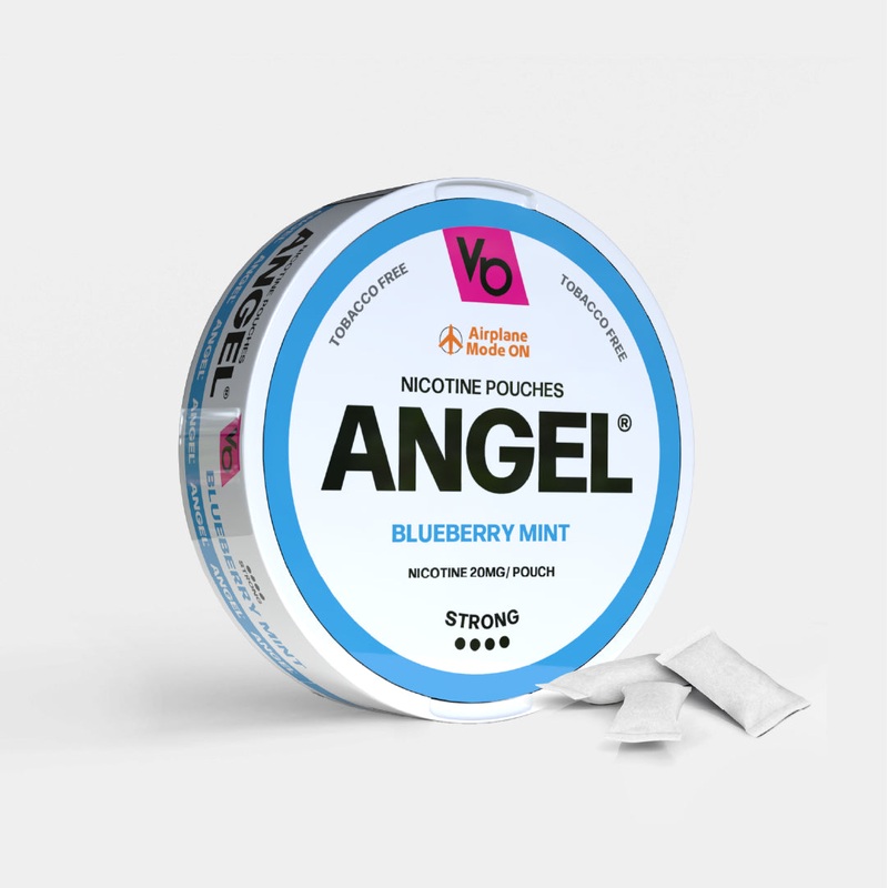Blueberry Mint|Angel Nicotine Pouches | 20mg|gb|ae|eu
