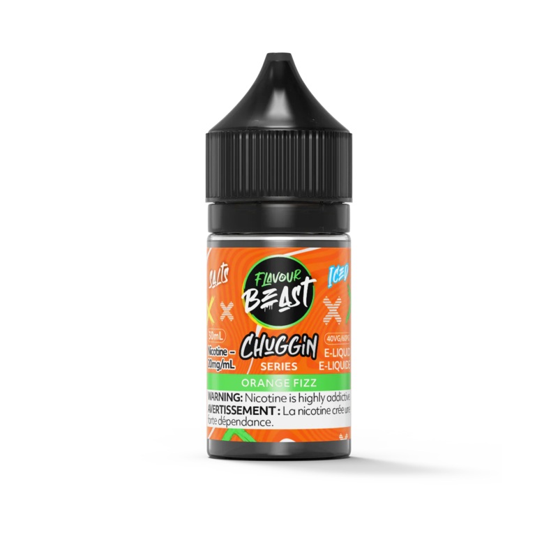 Flavour Beast Salt – Chuggin’ Orange Fizz Iced 30ml