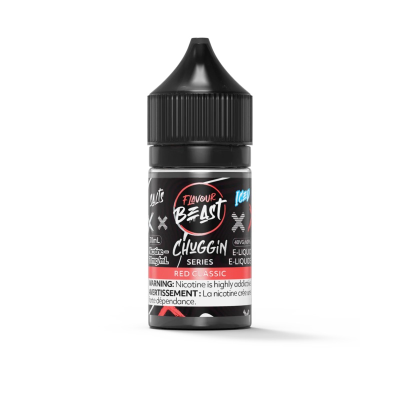 Flavour Beast Salt – Chuggin’ Red Classic Iced 30ml