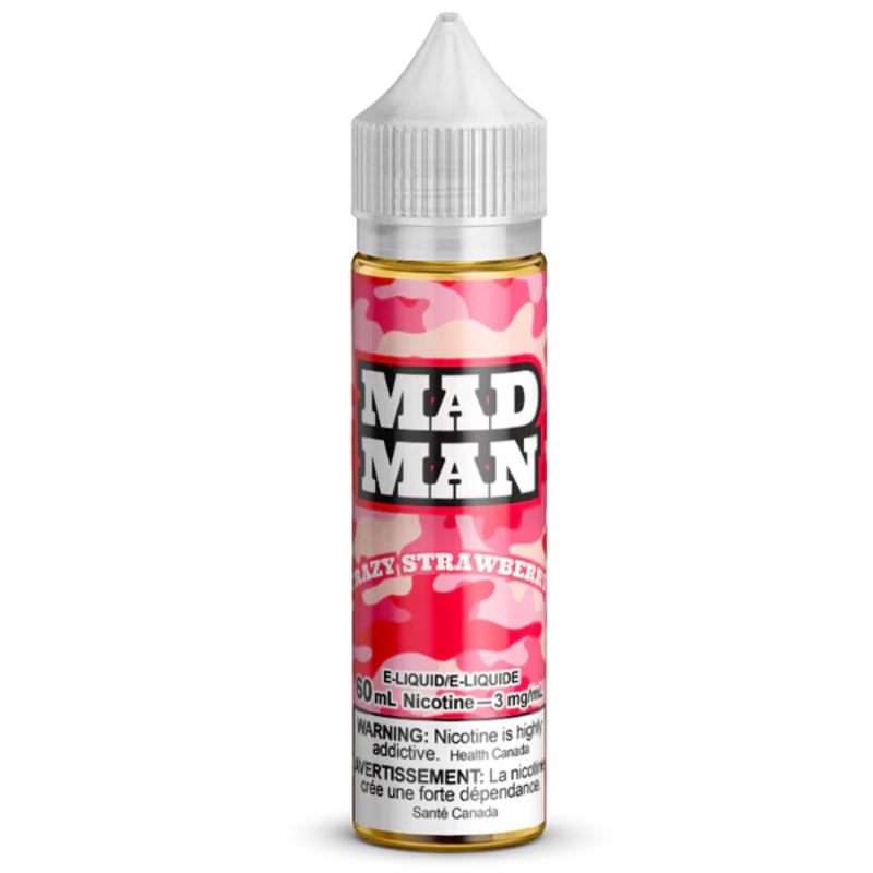 MadMan Crazy Strawberry 60ml|0mg|3mg|6mg
