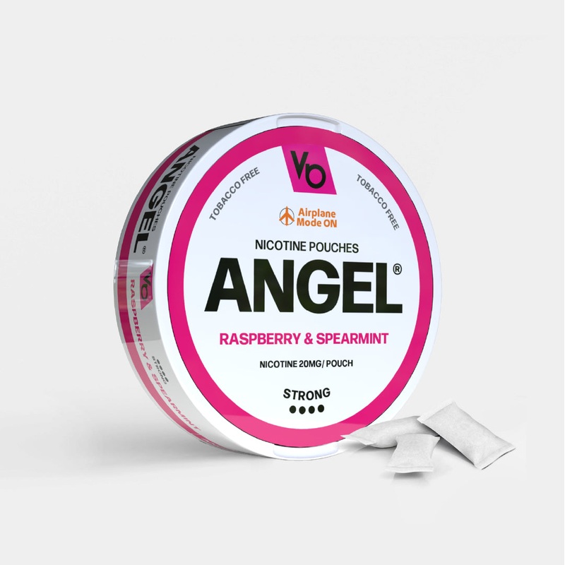 Raspberry and Spearmint|Angel Nicotine Pouches | 20mg|gb|ae|eu