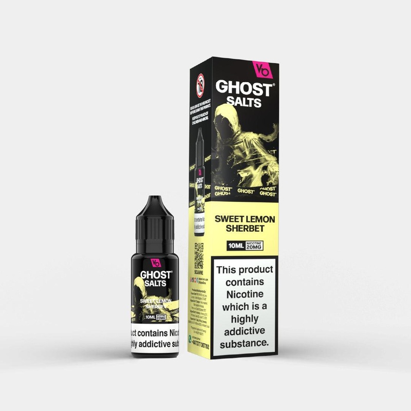Sweet Lemon Sherbet|Ghost Salts | 10ml | Nic 10mg|Ghost Salts | 10ml | Nic 20mg|gb|ae|eu