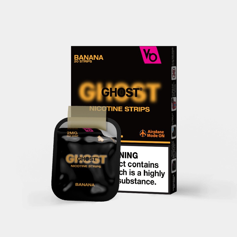 Banana 2MG|Ghost Nicotine Strips | 2mg|gb|ae|eu