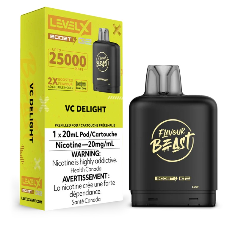 Level X Flavour Beast Boost G2 – VC Delight 20mg