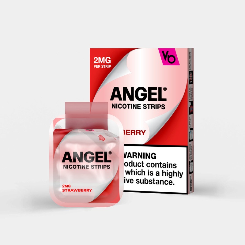 Strawberry 2MG|Angel Nicotine Strips | 2mg|gb|ae|eu