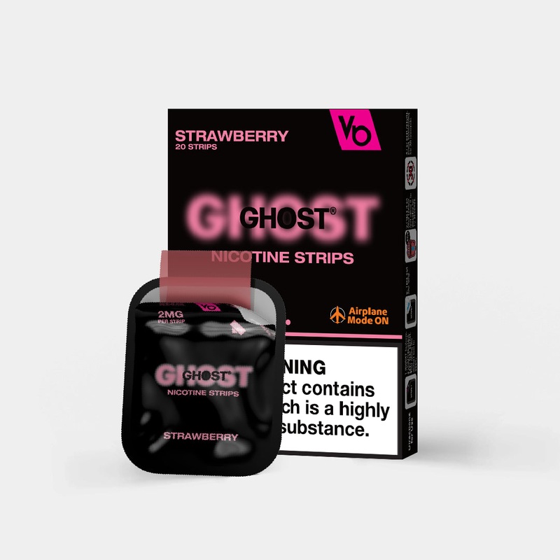 Strawberry 2MG|Ghost Nicotine Strips | 2mg|gb|ae|eu
