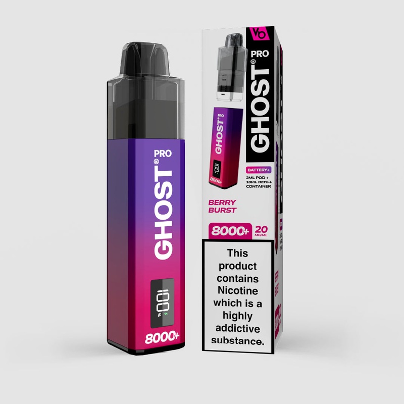 Berry Burst|Ghost Pro | 8000+ Puffs|gb|ae|eu