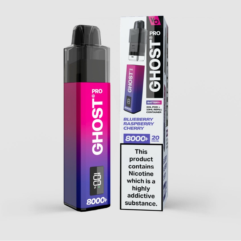 Blueberry Raspberry Cherry|Ghost Pro | 8000+ Puffs|gb|ae|eu