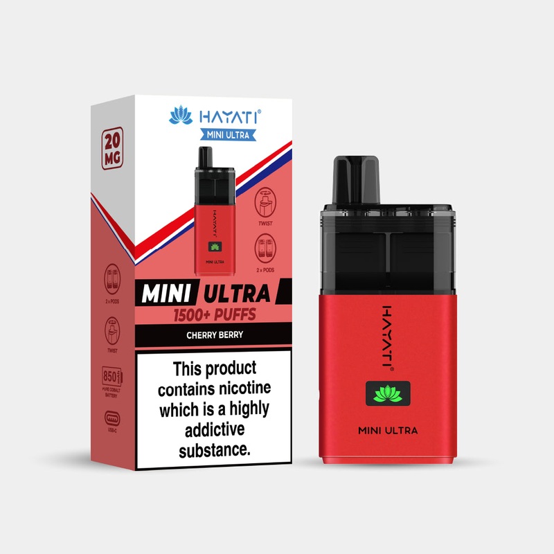 Cherry Berry|Hayati Mini Ultra | 1500+ Puffs|gb|ae|eu