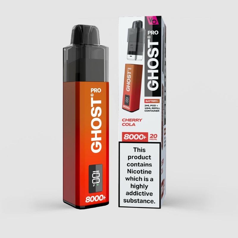 Cherry Cola|Ghost Pro | 8000+ Puffs|gb|ae|eu