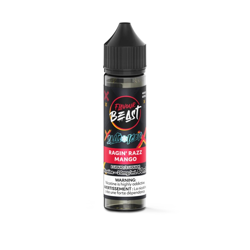 Flavour Beast Salt – Ragin’ Razz Mango Iced 60ml