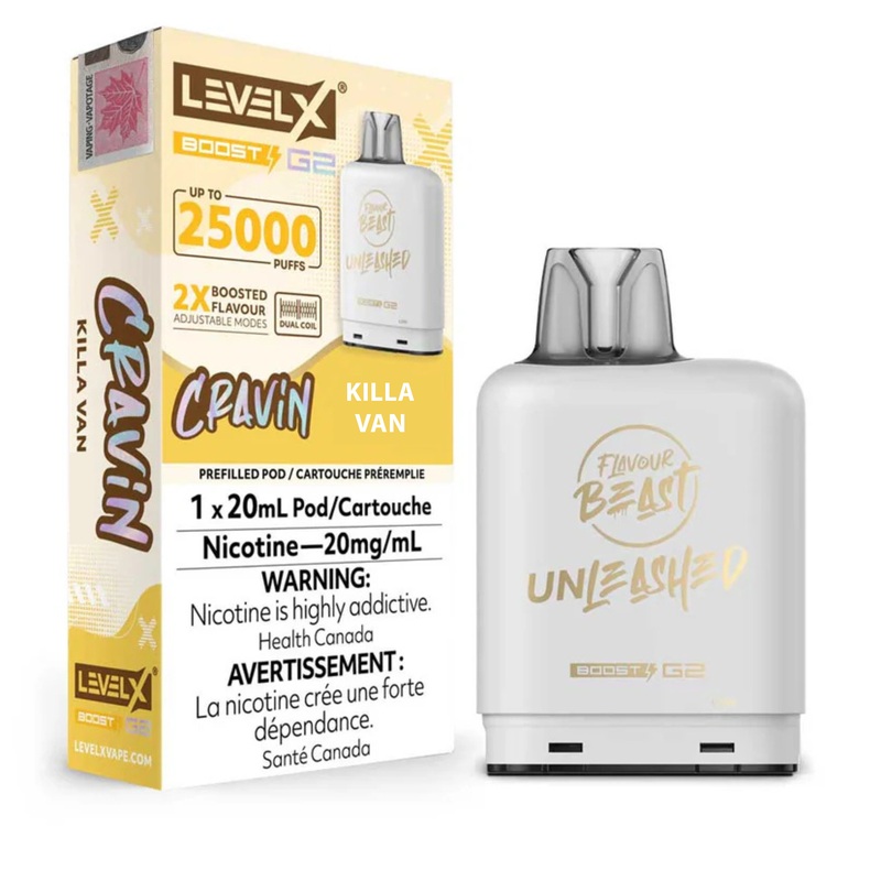 Level X Flavour Beast Unleashed Boost G2 Cravin – Epic Killa Van 20mg