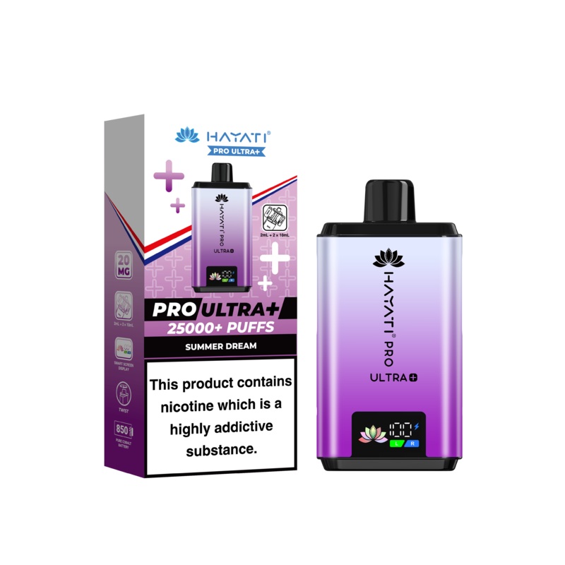 Summer Dream|Hayati Pro Ultra+ | 25000+ Puffs | 0% Nic|gb|eu|ae