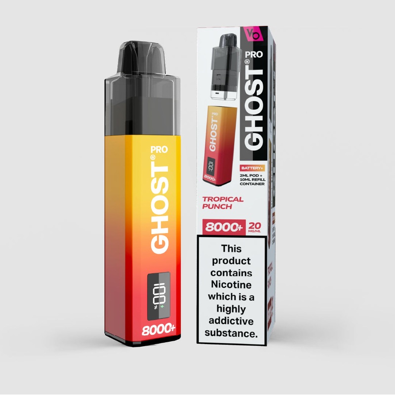 Tropical Punch|Ghost Pro | 8000+ Puffs|gb|ae|eu