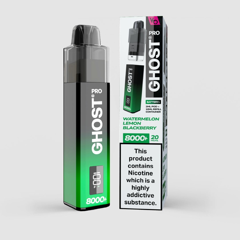 Watermelon Lemon Blackberry|Ghost Pro | 8000+ Puffs|gb|ae|eu