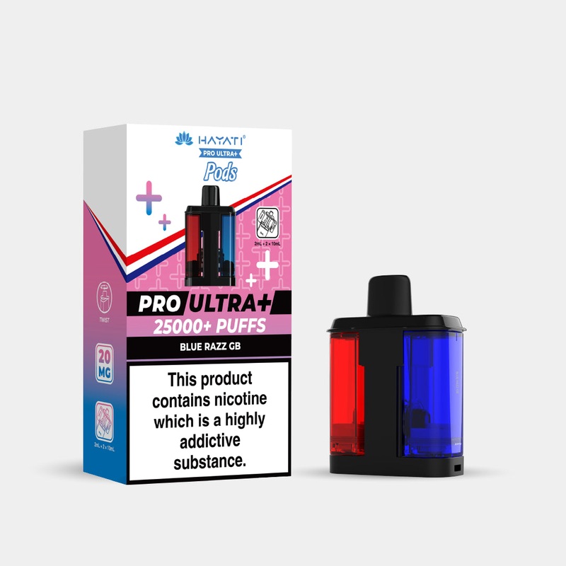 Blue Razz GB|Hayati Pro Ultra+ Pods|gb|ae|eu