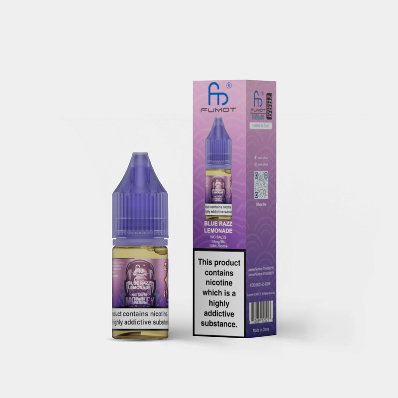 Blue Razz Lemonade|Fumot Nic Salts | 10ml | Nic 10mg|gb|ae|eu