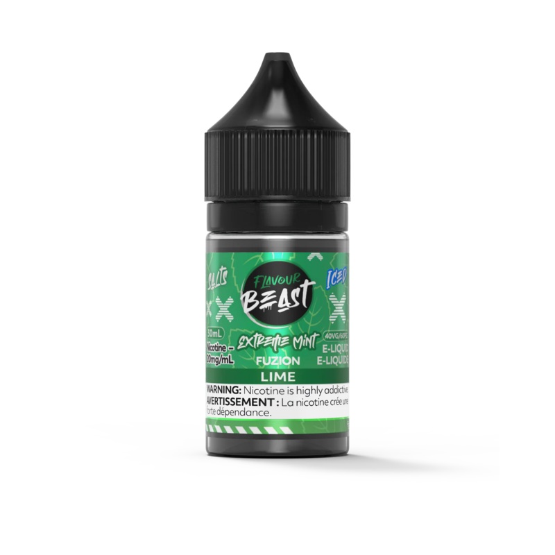 Flavour Beast Salt – Extreme Mint Fuzion Lime Iced 30ml