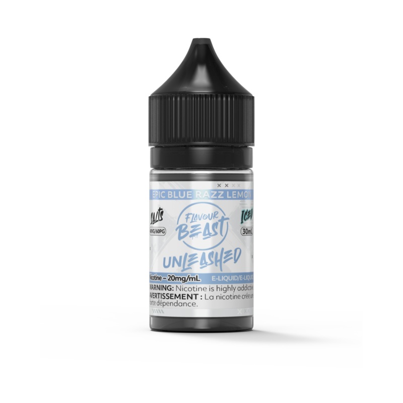Flavour Beast Unleashed Salt- Epic Blue Razz Lemon Iced 30ml