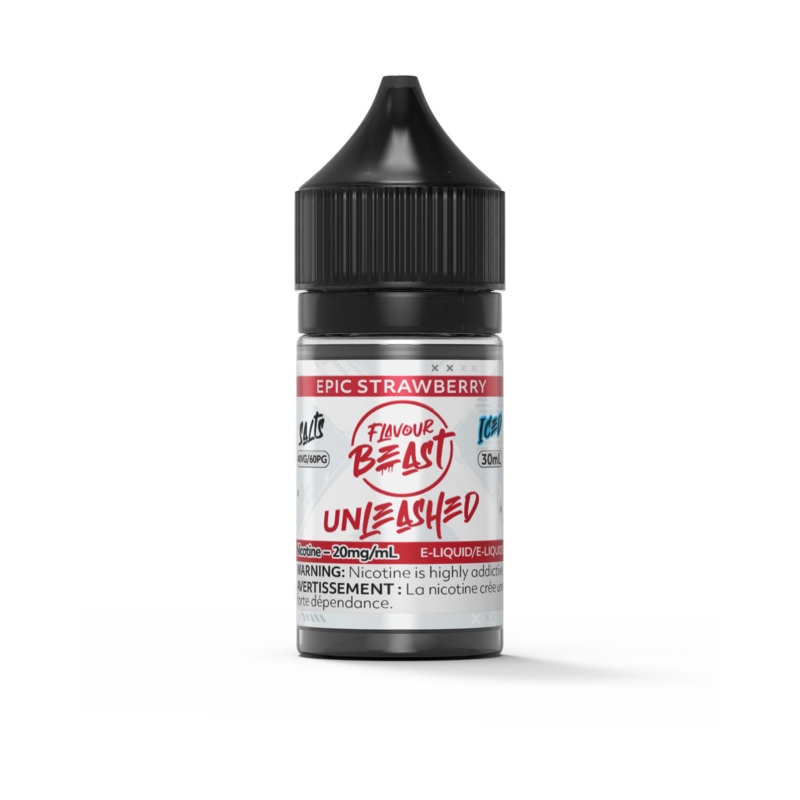 Flavour Beast Unleashed Salt – Epic Strawberry Iced 30ml