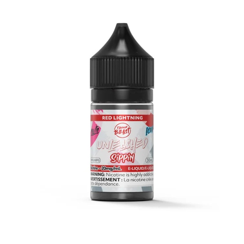 Flavour Beast Unleashed Sippin Salt – Epic Red Lightning Iced 30ml