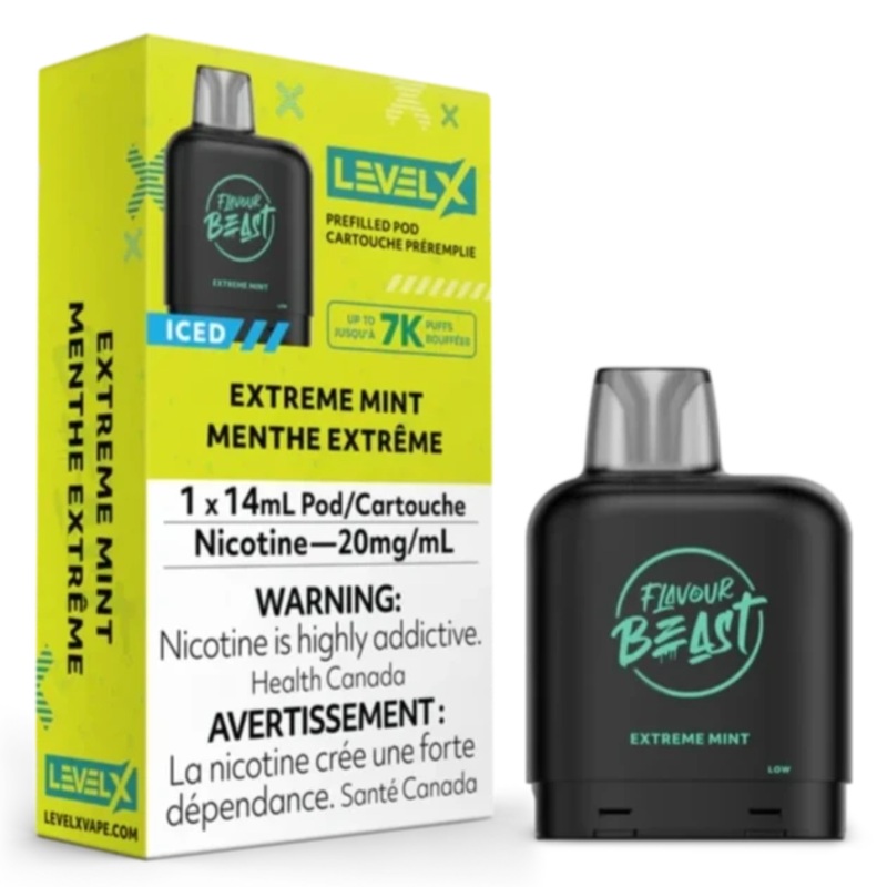 Level X Flavour Beast Boost G2 – Extreme Mint Iced 20mg