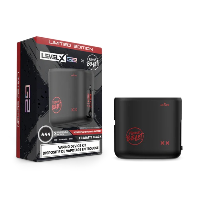 *Limited Edition* Level X Boost G2 Device Flavour Beast Matte Black