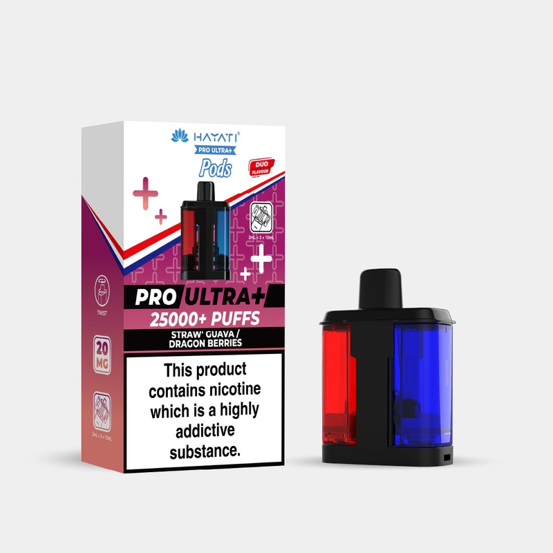 Straw’ Guava | Dragon Berries|Hayati Pro Ultra+ Pods|gb|ae|eu