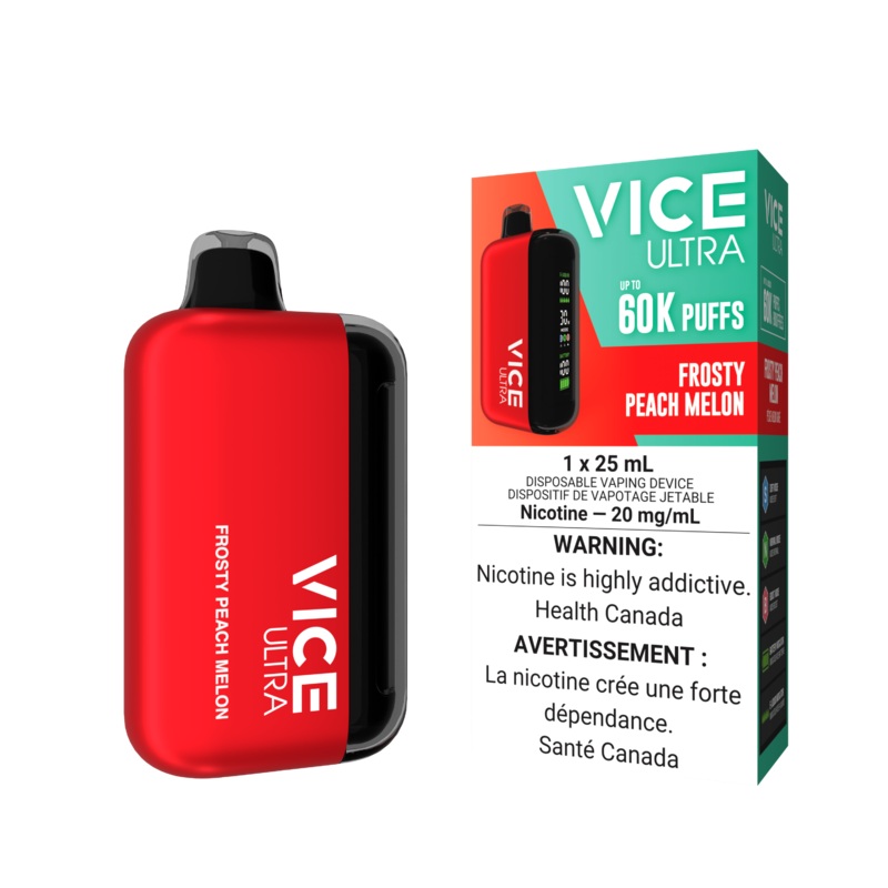 Vice Ultra Disposable –  Frosty Peach Melon 20mg