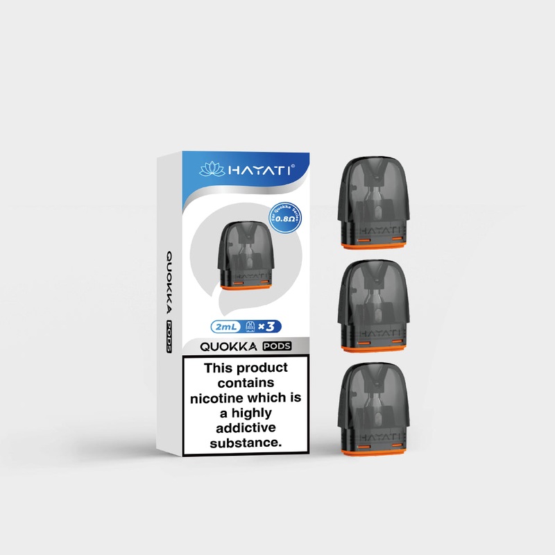 3x 2ml 0.8ohm Coil|Hayati Quokka Pods|gb|ae|eu
