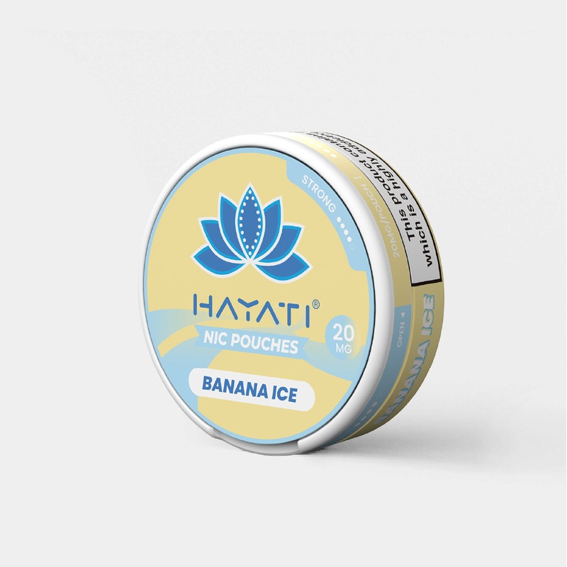 Banana Ice|Hayati Nic Pouches | 12mg|Hayati Nic Pouches | 20mg|Hayati Nic Pouches | 30mg|gb|ae|eu