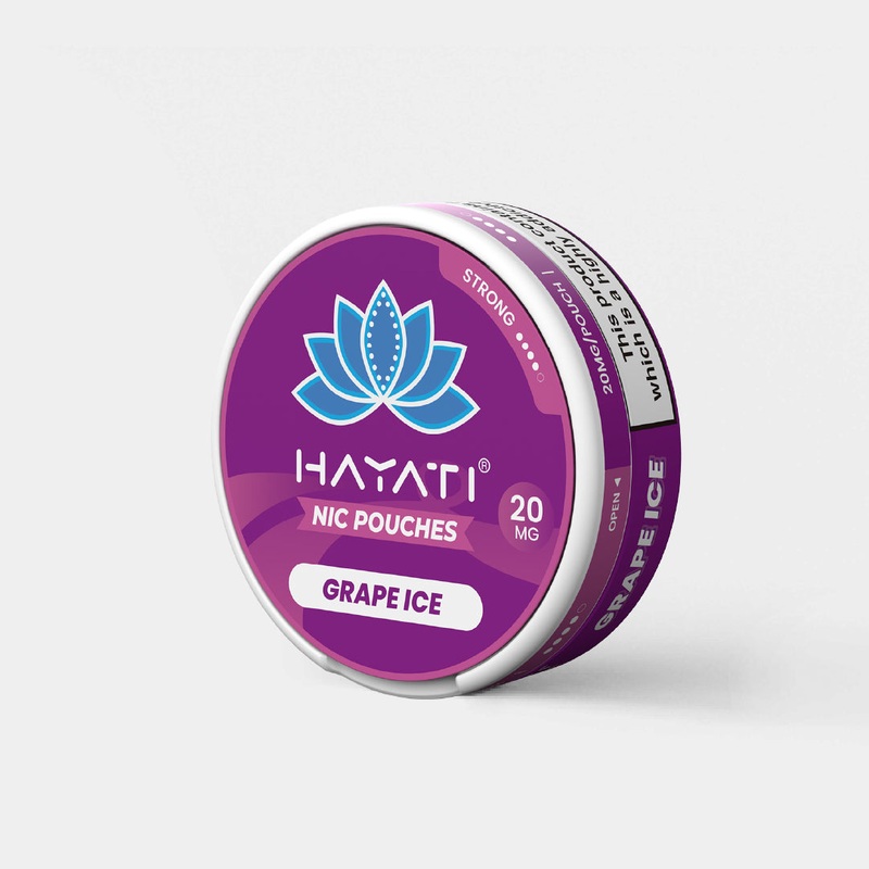 Grape Ice|Hayati Nic Pouches | 12mg|Hayati Nic Pouches | 20mg|Hayati Nic Pouches | 30mg|gb|ae|eu
