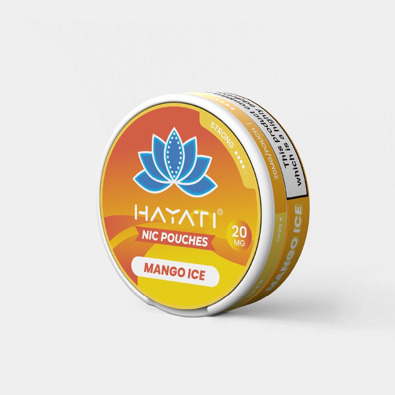 Mango Ice|Hayati Nic Pouches | 12mg|Hayati Nic Pouches | 20mg|Hayati Nic Pouches | 30mg|gb|ae|eu
