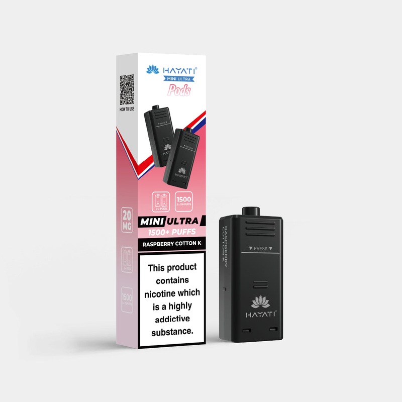 Raspberry Cotton K|Hayati Mini Ultra Pods|gb|ae|eu
