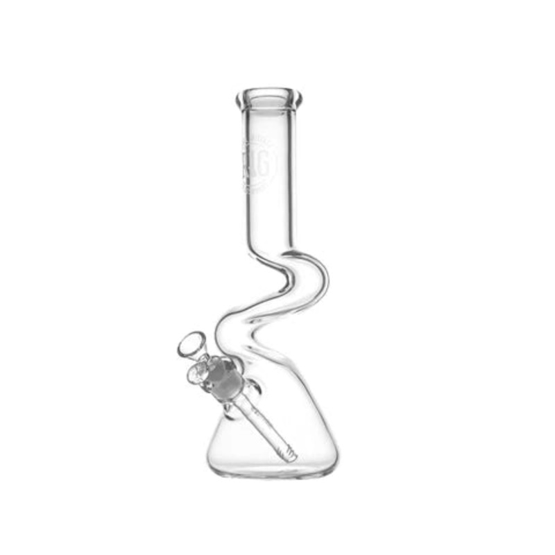 Rebel Initiate Glassworks 14” Z-Shape Water Pipe