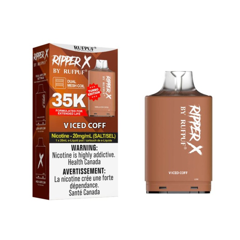 RIPPER X by RUFPUF 35K Pod V Iced Coff 20mg