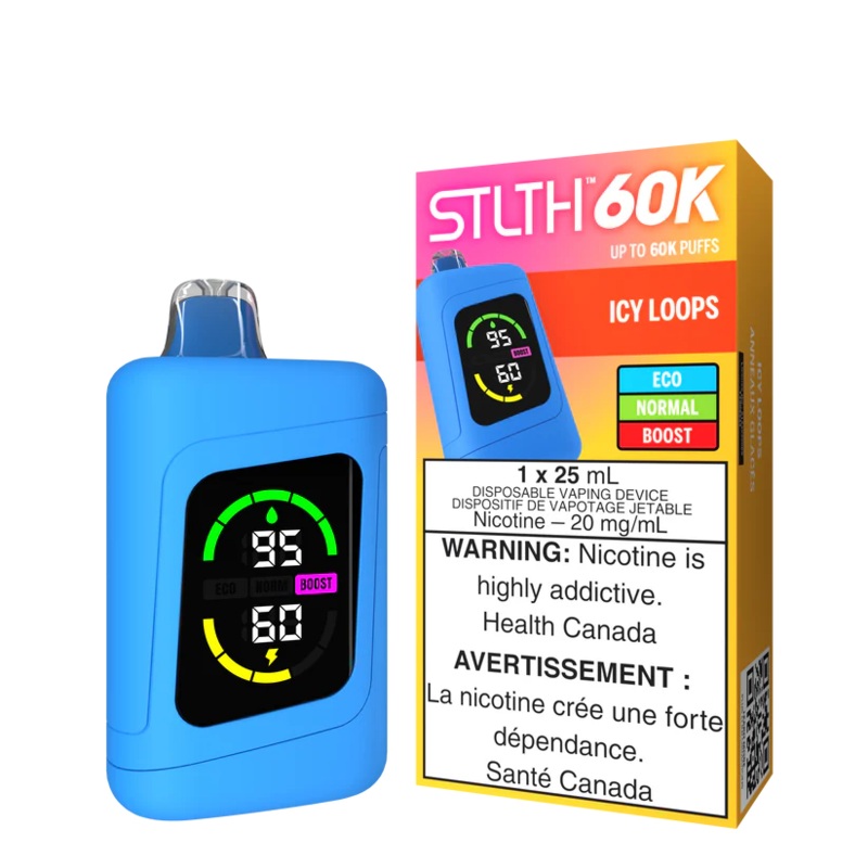STLTH 60K Disposable – Icy Loops 20mg
