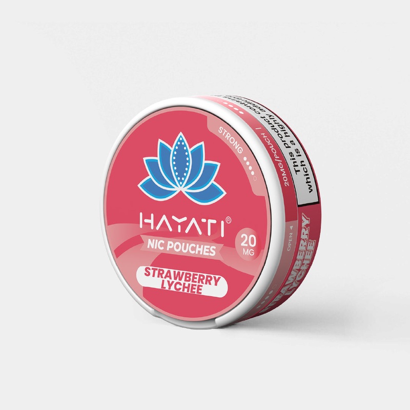 Strawberry Lychee|Hayati Nic Pouches | 12mg|Hayati Nic Pouches | 20mg|Hayati Nic Pouches | 30mg|gb|ae|eu